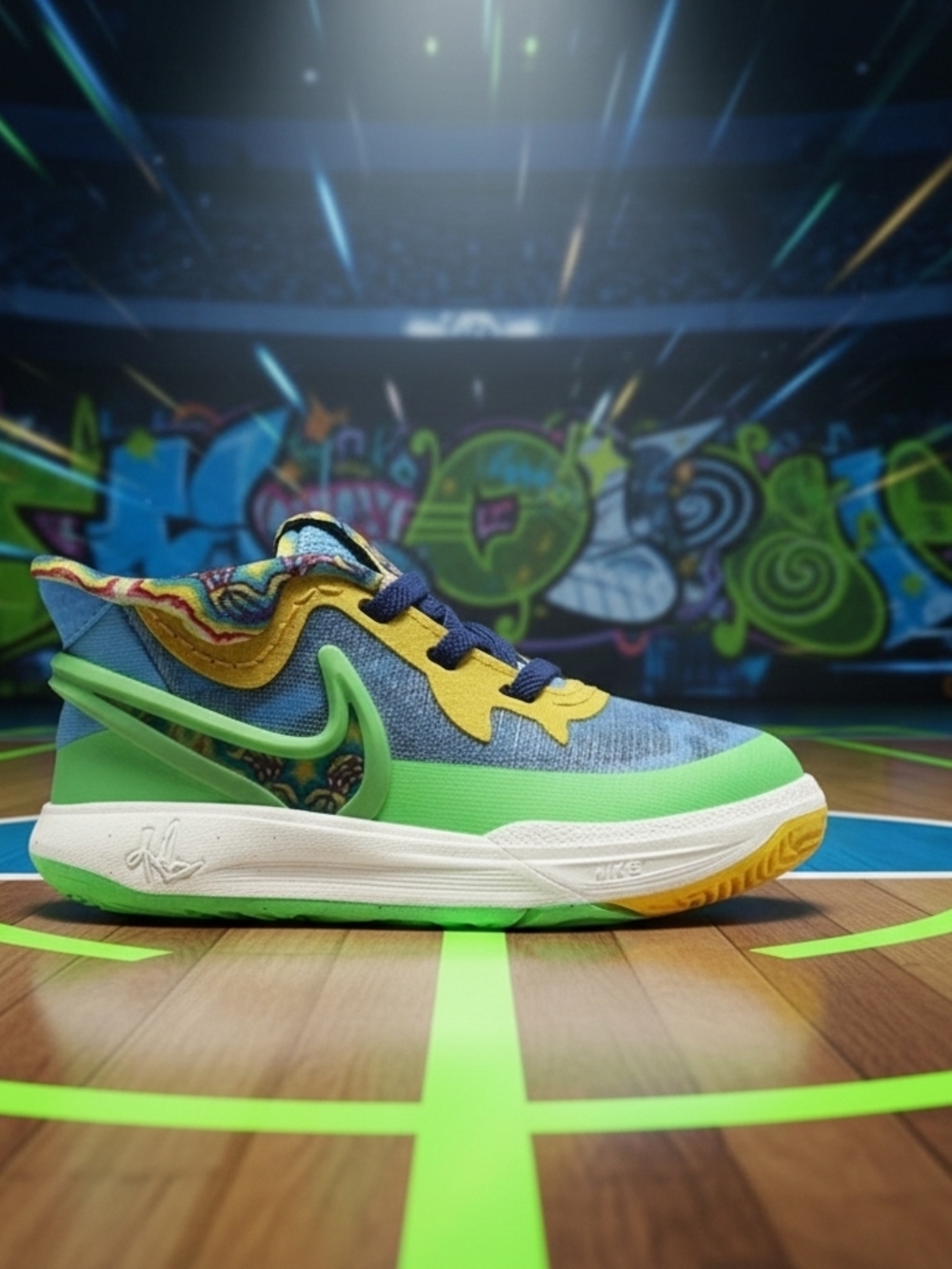 🏀Nike Kyrie 8 GO SE (PS) 13C Baltic Blue Multi-Color DV3019-400